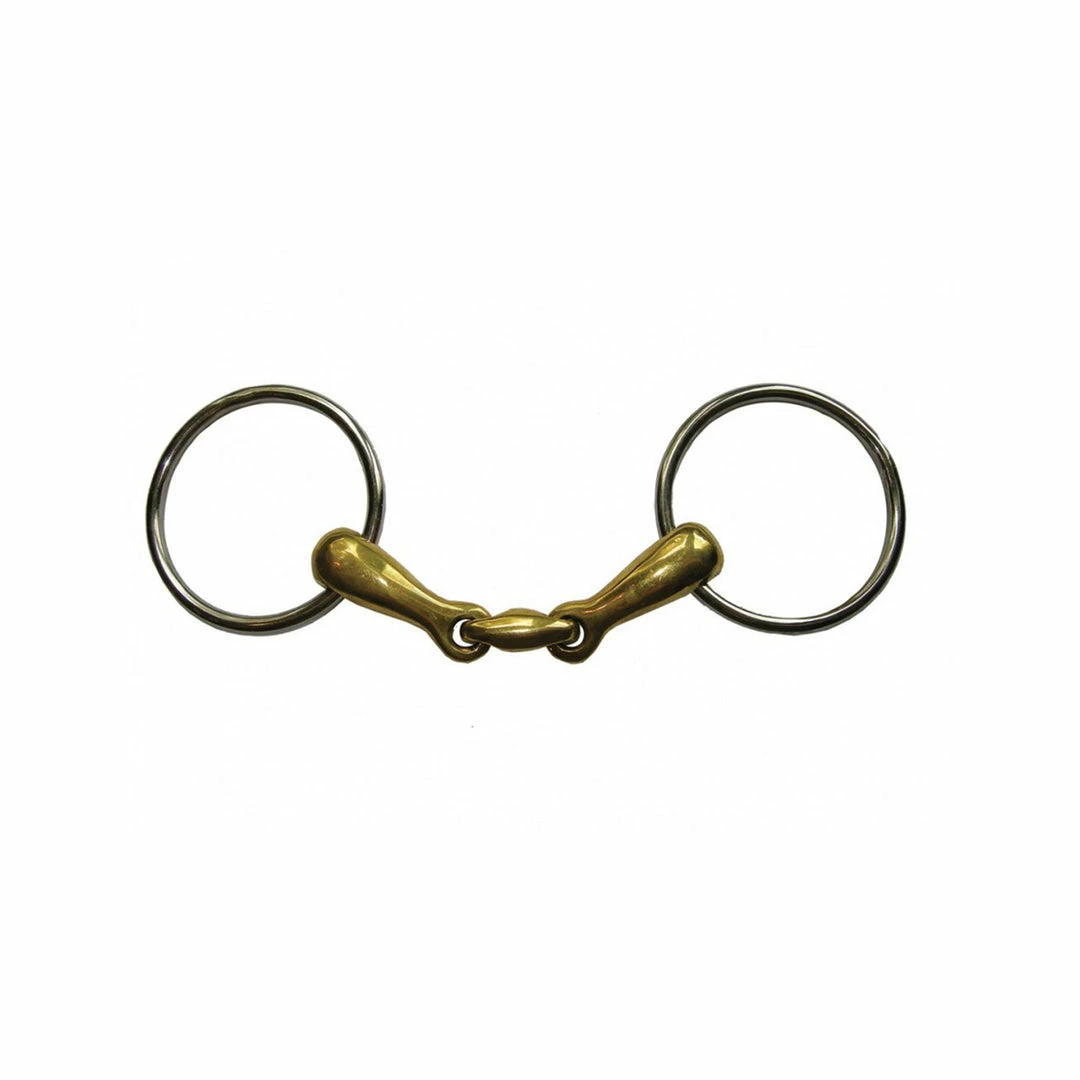French Equestrian Jump'in French Link Large Canon Bit Horse Bits 3 French Equestrian Jump'in French Link Large Canon Bit Horse Bits
