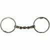 French Equestrian Horse Bits Jump'in Large Ring Gag Bit With Rollers