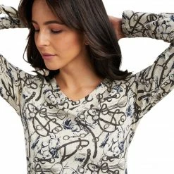 Ariat Women's Melange Print Long Sleeve Shirt