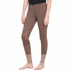 JPC Equestrian TuffRider Ladies Starter Lowrise Pull On Knee Patch Breeches