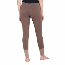 JPC Equestrian TuffRider Ladies Starter Lowrise Pull On Knee Patch Breeches