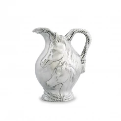 Equestrian Decor Arthur Court Equestrian Pitcher-Rope Style