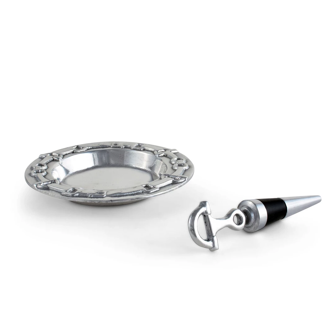 Arthur Court Equestrian Coaster / Stopper Set 3 Arthur Court Equestrian Coaster / Stopper Set