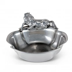 Equestrian Decor Arthur Court Equestrian Bowl - 12 1/2"