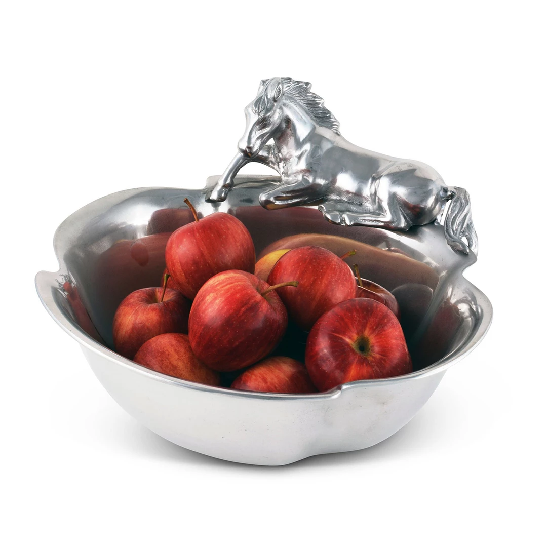 Equestrian Decor Arthur Court Equestrian Bowl - 12 1/2" 4 Equestrian Decor Arthur Court Equestrian Bowl - 12 1/2"