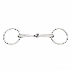 Weatherbeeta Horse Bits Korsteel Stainless Steel Solid Mouth 16MM Loose Ring Snaffle Bit