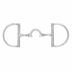 Weatherbeeta Korsteel Stainless Steel Segunda Dee Ring Snaffle Bit
