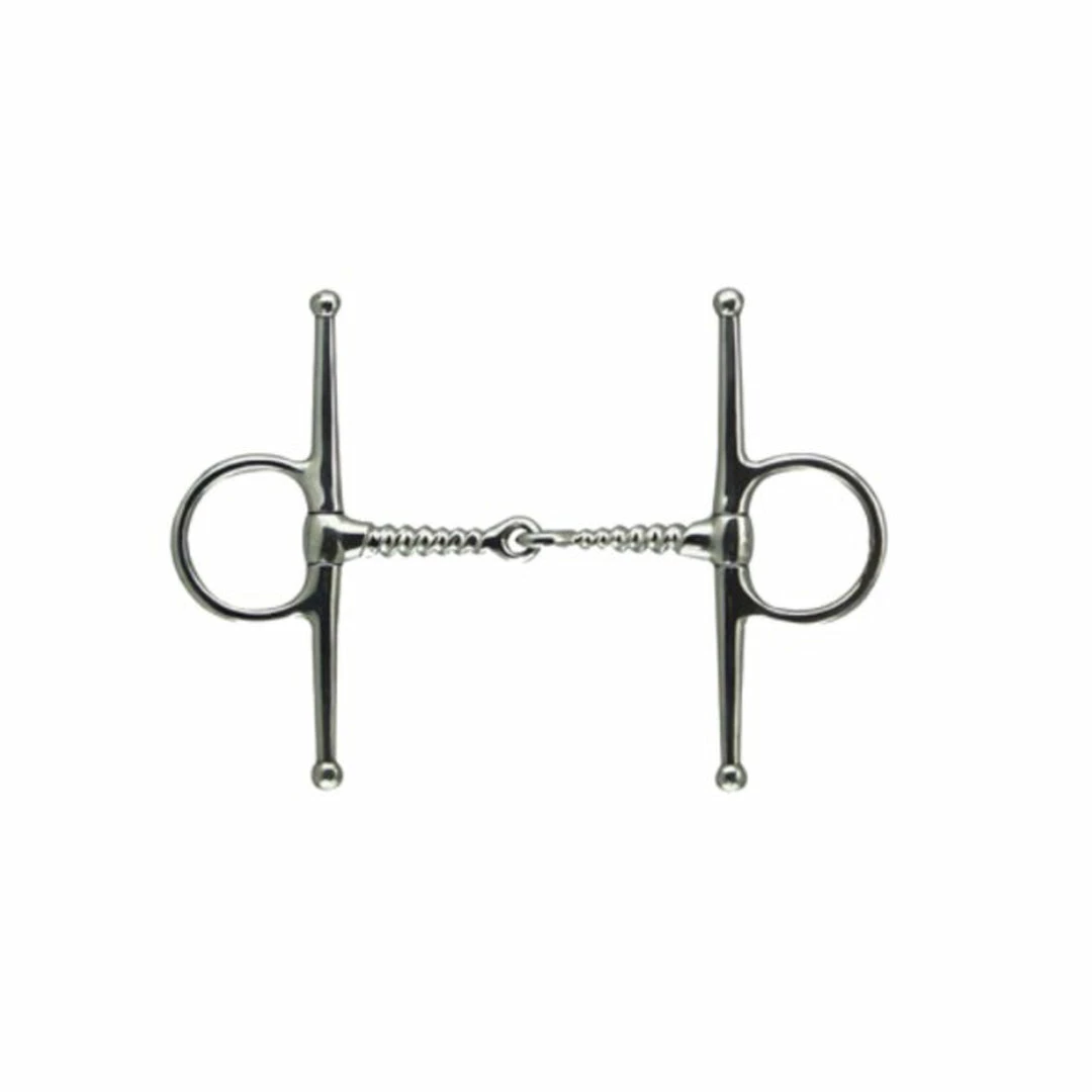 Intrepid Coronet Corkscrew Full Cheek Snaffle Bit Horse Bits
