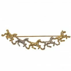 Intrepid Exselle Running Horse Stock Tie Pin