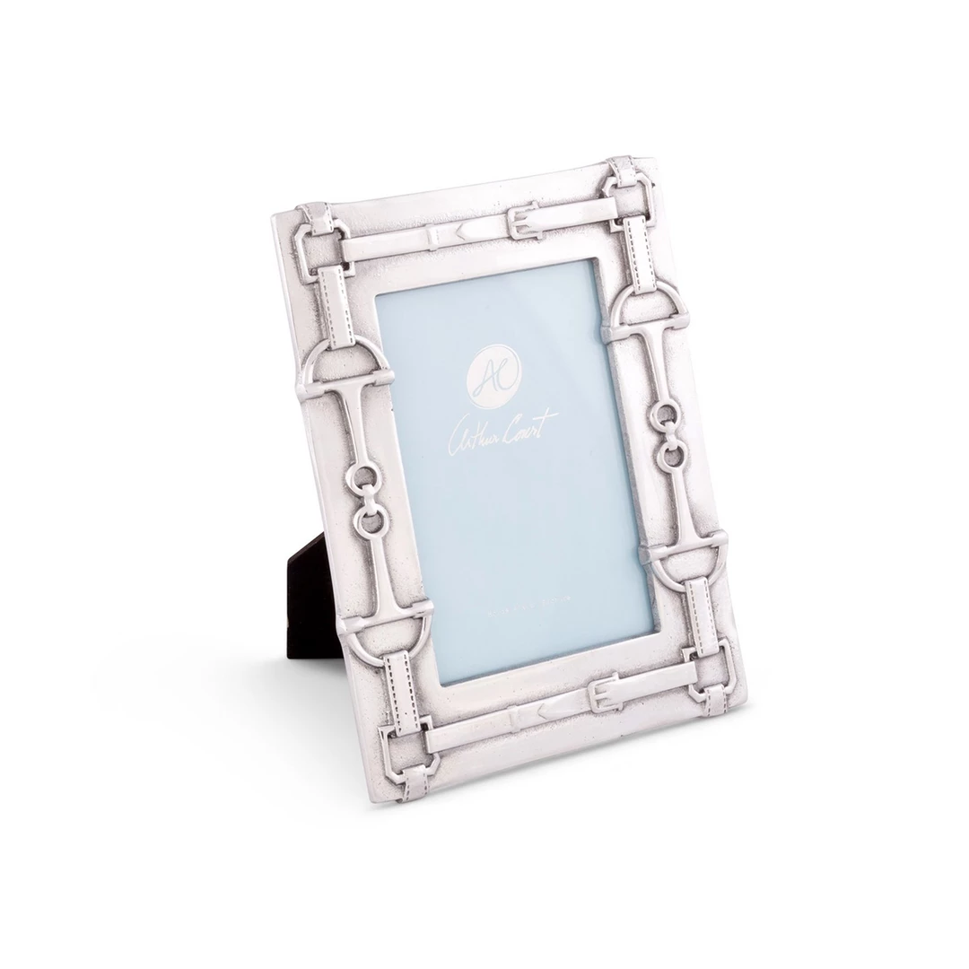 Arthur Court Equestrian Picture Frame-Dee Bit 5"x7" 4 Arthur Court Equestrian Picture Frame-Dee Bit 5"x7"