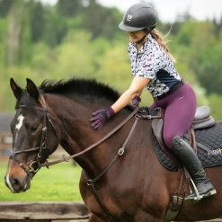 Kerrits Kids Aire Ice Fil Short Sleeve Shirt Print Children's Tops