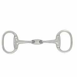 English Riding Supply Horse Bits Centaur Stainless Steel Eggbutt With Oval Mouth Bit