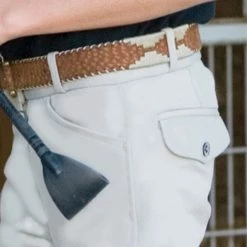 English Riding Supply Ovation EuroWeave 4-Pocket Breeches-For Boy's