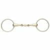 English Riding Supply Horse Bits Ovation Elite German Silver Mouth Snaffle With Stainless Steel Rings