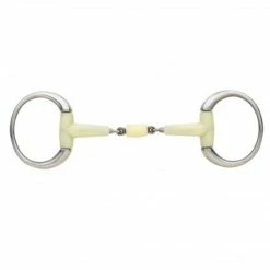 English Riding Supply Happy Mouth® Contour Double Jointed Round Eggbutt Horse Bits