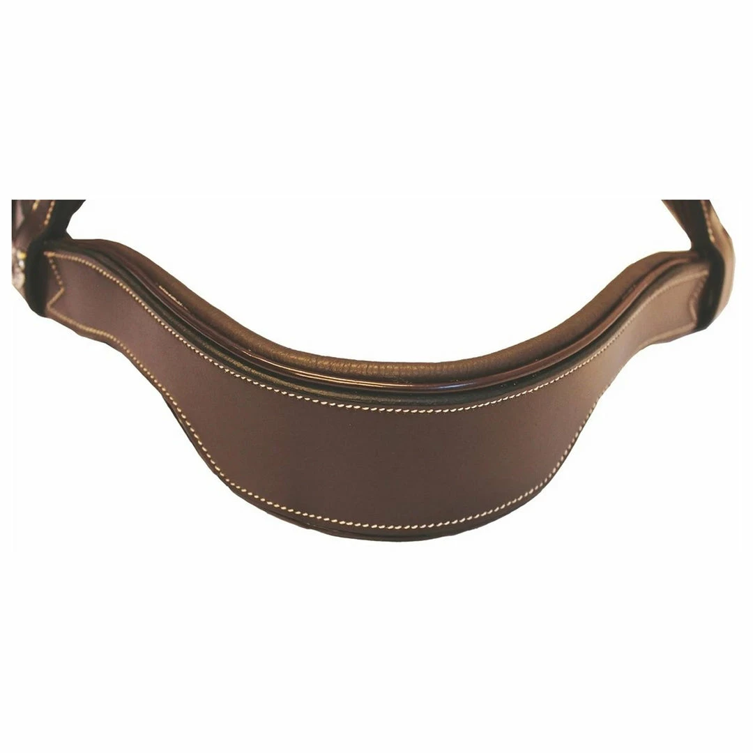 JPC Equestrian HDR Pro Mono Crown Fancy Bridle With Patent Leather Piping And Laced Reins English Bridles