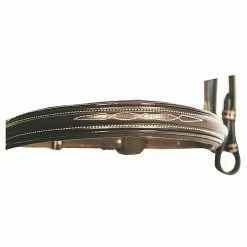 JPC Equestrian HDR Pro Mono Crown Fancy Bridle With Patent Leather Piping And Laced Reins English Bridles