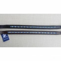 English Bridles Red Barn By KL Select True Blue Browband