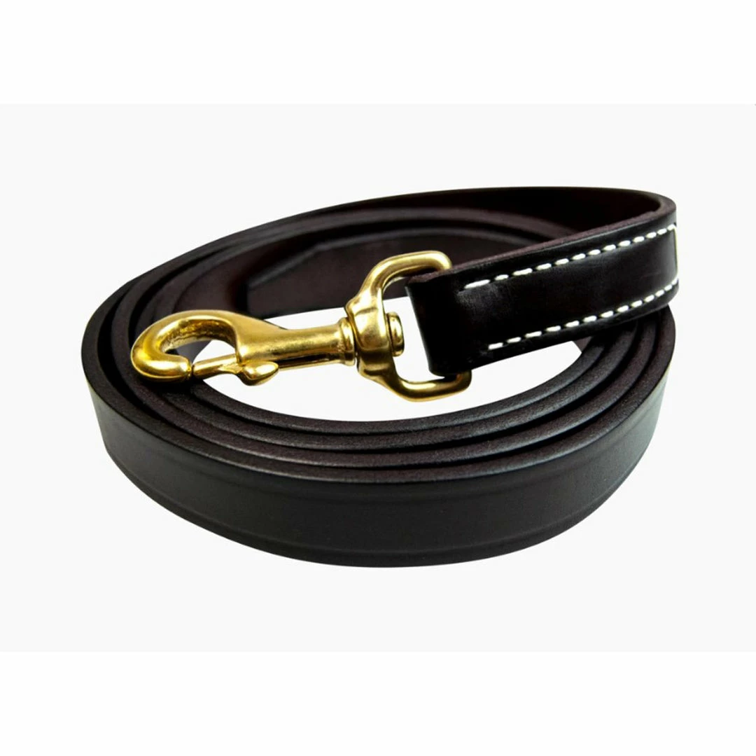 Halters & Leads Walsh Leather Lead With Snap 4 Halters & Leads Walsh Leather Lead With Snap