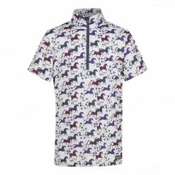 Kerrits Kids Aire Ice Fil Short Sleeve Shirt Print Children's Tops