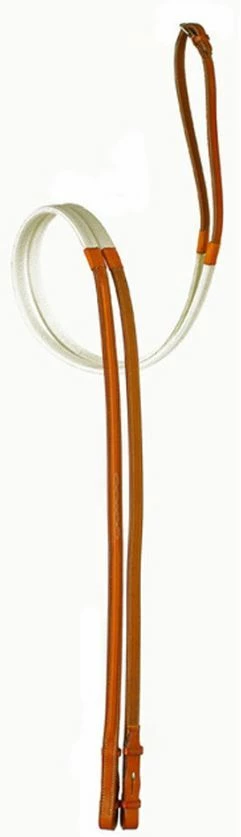Edgewood 1/2" Fancy Stitched Raised Rubber Reins 5 Edgewood 1/2" Fancy Stitched Raised Rubber Reins