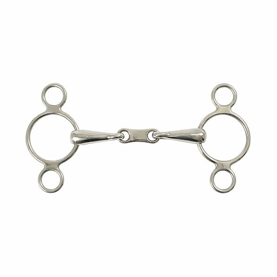 Shires Equestrian Products Horse Bits Shires Two Ring French Link Elevator Gag Bit 3 Shires Equestrian Products Horse Bits Shires Two Ring French Link Elevator Gag Bit