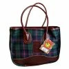 Jacks Mfg 5/A Baker Tartan Plaid Taylor Tote Equestrian Bags & Luggage 1 Jacks Mfg 5/A Baker Tartan Plaid Taylor Tote Equestrian Bags & Luggage