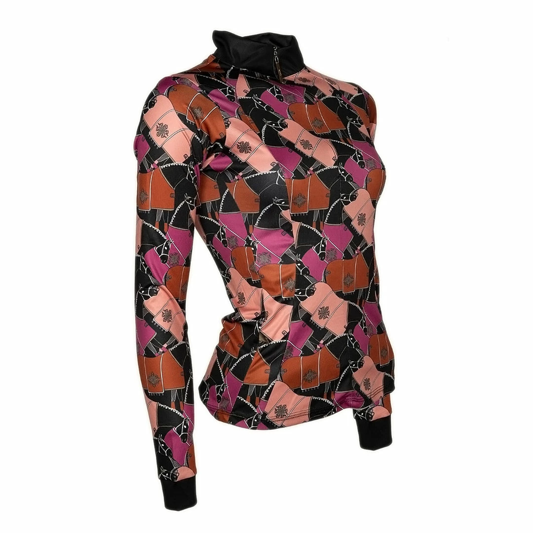 Somerset Equestrian Trading Espoir Ladies Lumiere Quarter Zip Sun Shirts 12 Somerset Equestrian Trading Espoir Ladies Lumiere Quarter Zip Sun Shirts