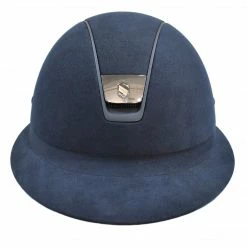 Samshield Custom Miss Shield Blue Alcantara Helmet