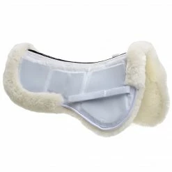 English Riding Supply Ovation Europa Sheepskin 6-Shim Half Pad Saddle Pads & Fittings
