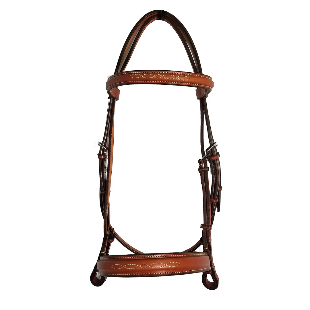 Edgewood 1" Fancy Stitched Raised Bridle 3 Edgewood 1" Fancy Stitched Raised Bridle
