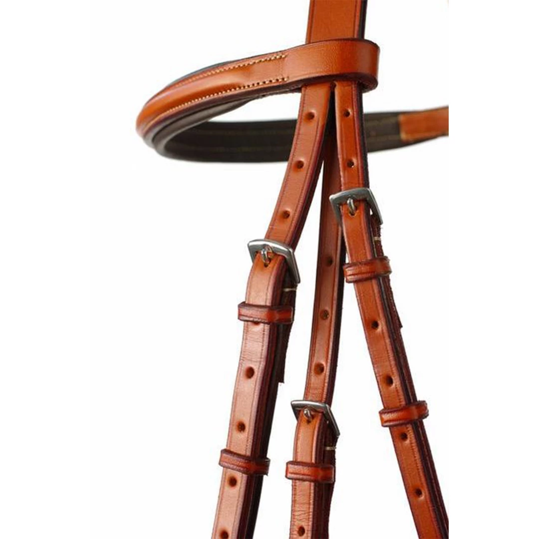 English Bridles Edgewood 5/8" Fancy Raised Padded Bridle 4 English Bridles Edgewood 5/8" Fancy Raised Padded Bridle