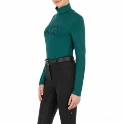 Baselayers Equiline GilaveG Women's Mock Neck Second Skin Shirt