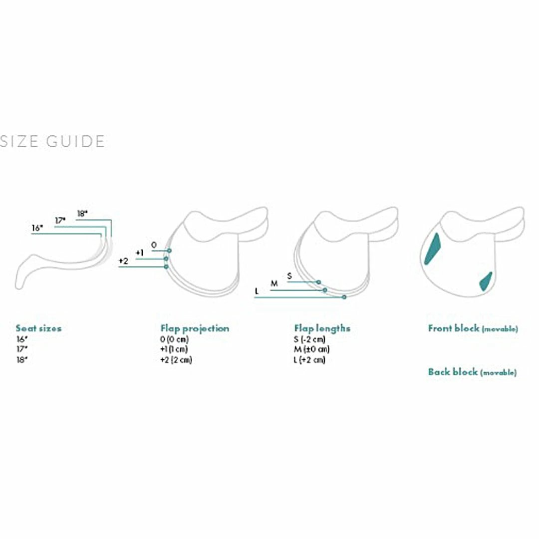 Equiline American Hunter Jumping Saddle 7 Equiline American Hunter Jumping Saddle