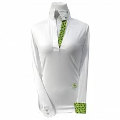 Show Shirts Essex Classics Ladies "Turtles" Talent Yarn Wrap Collar Long Sleeve Show Shirt