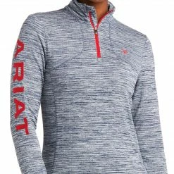 Ariat Women's Gridwork 1/4 Zip Long Sleeve Baselayer-Sale 7 Ariat Women's Gridwork 1/4 Zip Long Sleeve Baselayer-Sale