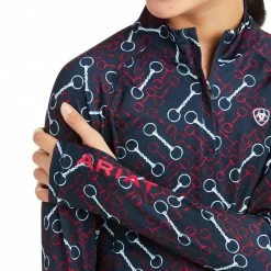 Ariat Youth Lowell 2.0 1/4 Zip Baselayer Print-Sale