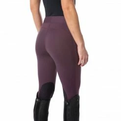 Kerrits Women's Flow Rise Performance Knee Patch Tight Solids Breeches