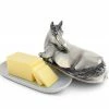 Equestrian Decor Arthur Court Horse Butter Dish