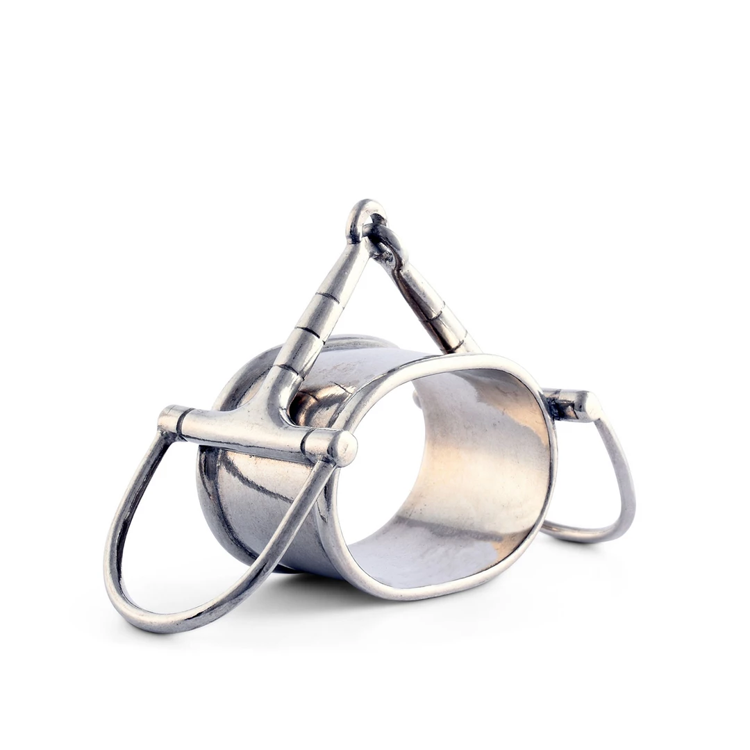 Arthur Court Bit Napkin Ring Equestrian Decor 3 Arthur Court Bit Napkin Ring Equestrian Decor