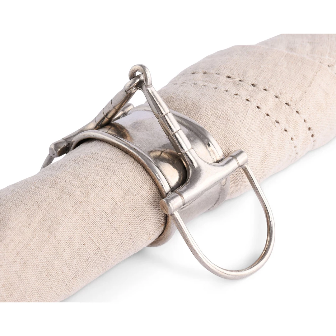Arthur Court Bit Napkin Ring Equestrian Decor 4 Arthur Court Bit Napkin Ring Equestrian Decor