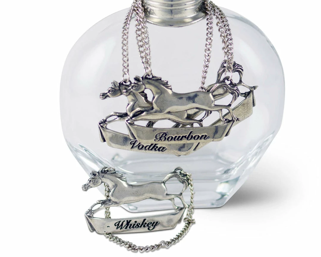 Arthur Court Pewter Galloping Steed Decanter Tags Equestrian Decor 3 Arthur Court Pewter Galloping Steed Decanter Tags Equestrian Decor