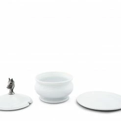 Arthur Court Porcelain Lidded Bowl-Horse