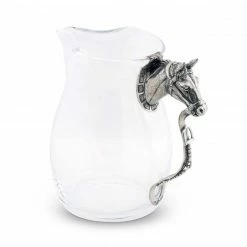 Arthur Court Horse Head Pitcher Equestrian Decor