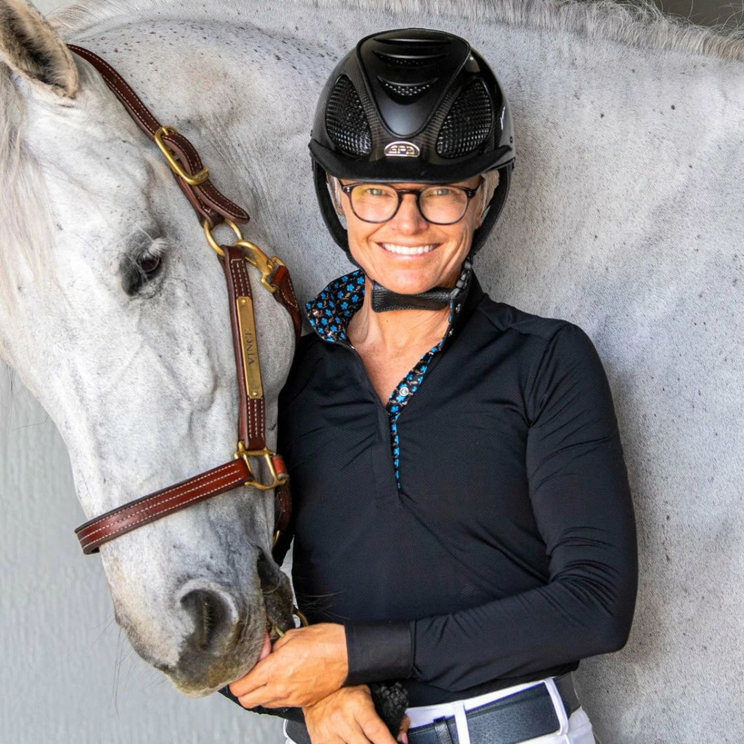 Essex Classics Plumbago Ladies “Dusk” Black Jumper Performance Show Shirt 3 Essex Classics Plumbago Ladies “Dusk” Black Jumper Performance Show Shirt