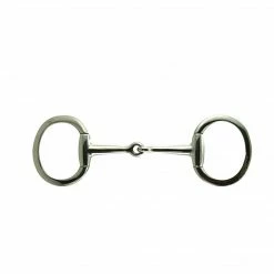 Intrepid Coronet Flat Ring Eggbutt Snaffle Bit Horse Bits