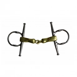 French Equestrian Jump' In Thick Slow Twist Full Cheek Gag Bit Horse Bits
