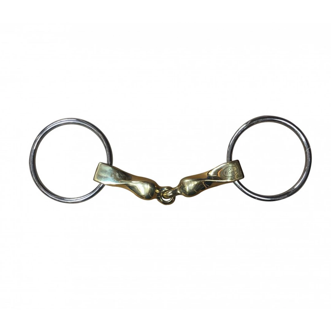 French Equestrian Jump' In Thick Slow Twist Loose Ring Bit Horse Bits 3 French Equestrian Jump' In Thick Slow Twist Loose Ring Bit Horse Bits