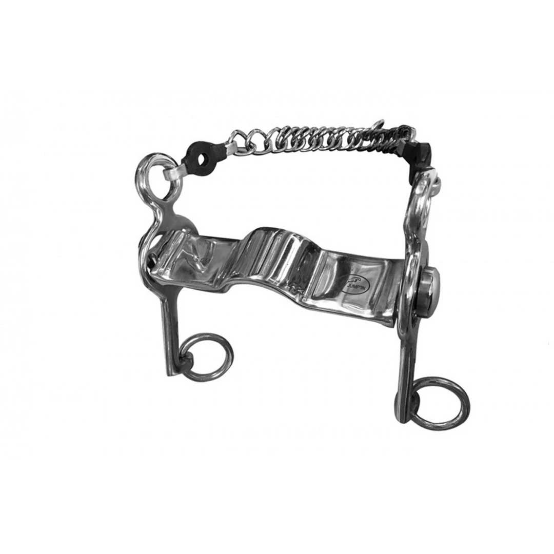 French Equestrian Jump'in Flat Short Shank Pelham Bit 3 French Equestrian Jump'in Flat Short Shank Pelham Bit