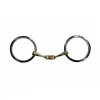 French Equestrian Jump' In Twisted Flat Link Loose Ring Bit